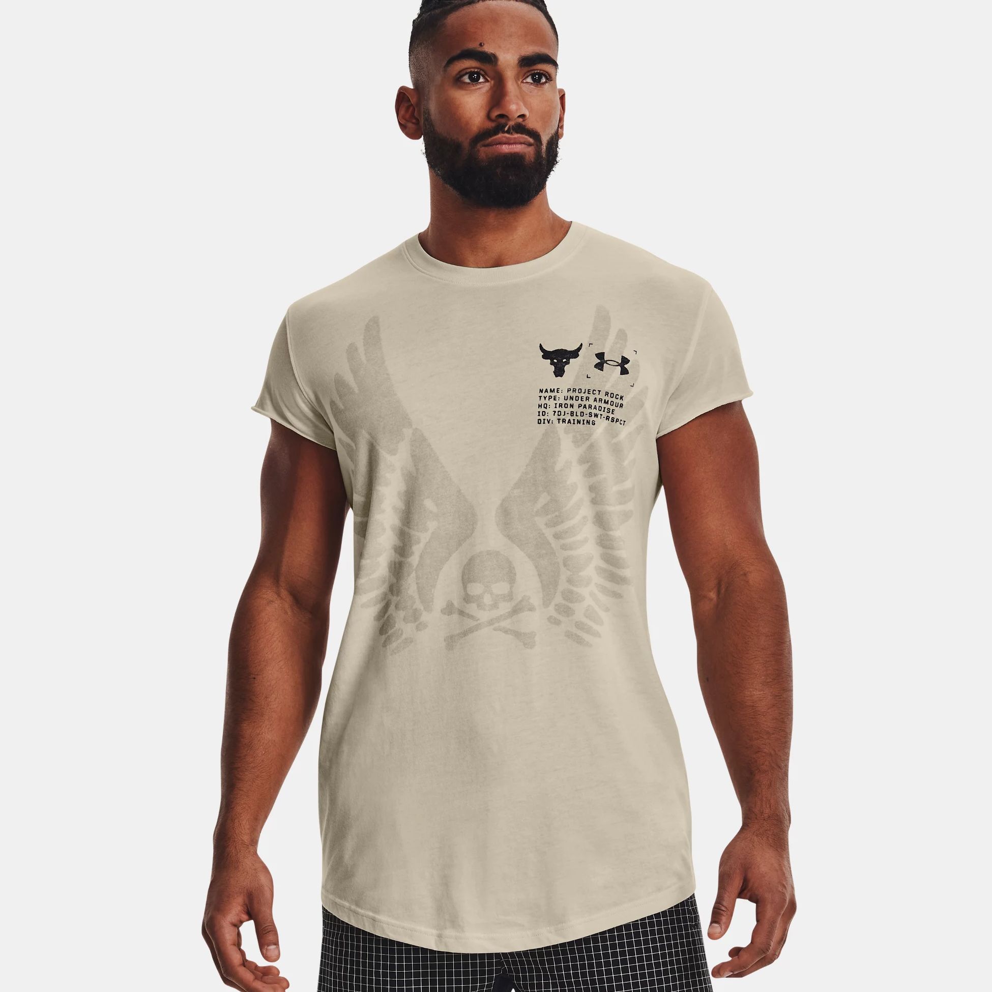 T-Shirts & Polo -  under armour Project Rock Cutoff T-Shirt